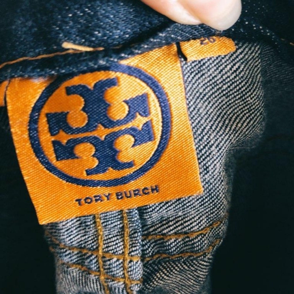 TORY BURCH straight leg jeans